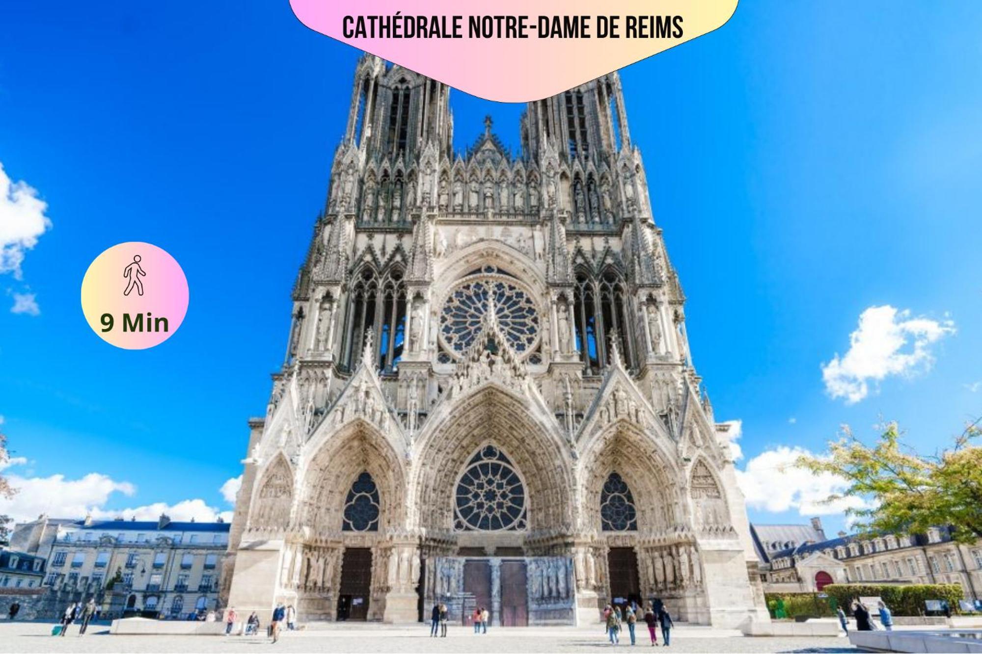 Refuge Urbain - Ideal Pro, Familles & Amis - Le Calme En Hypercentre - Wifi Haut Debit - Netflix - Machine A Laver - Gare, Cathedrale, Commerces, Restaurants & Transports En Commun A Moins De 10 Minutes A Pied 兰斯 外观 照片