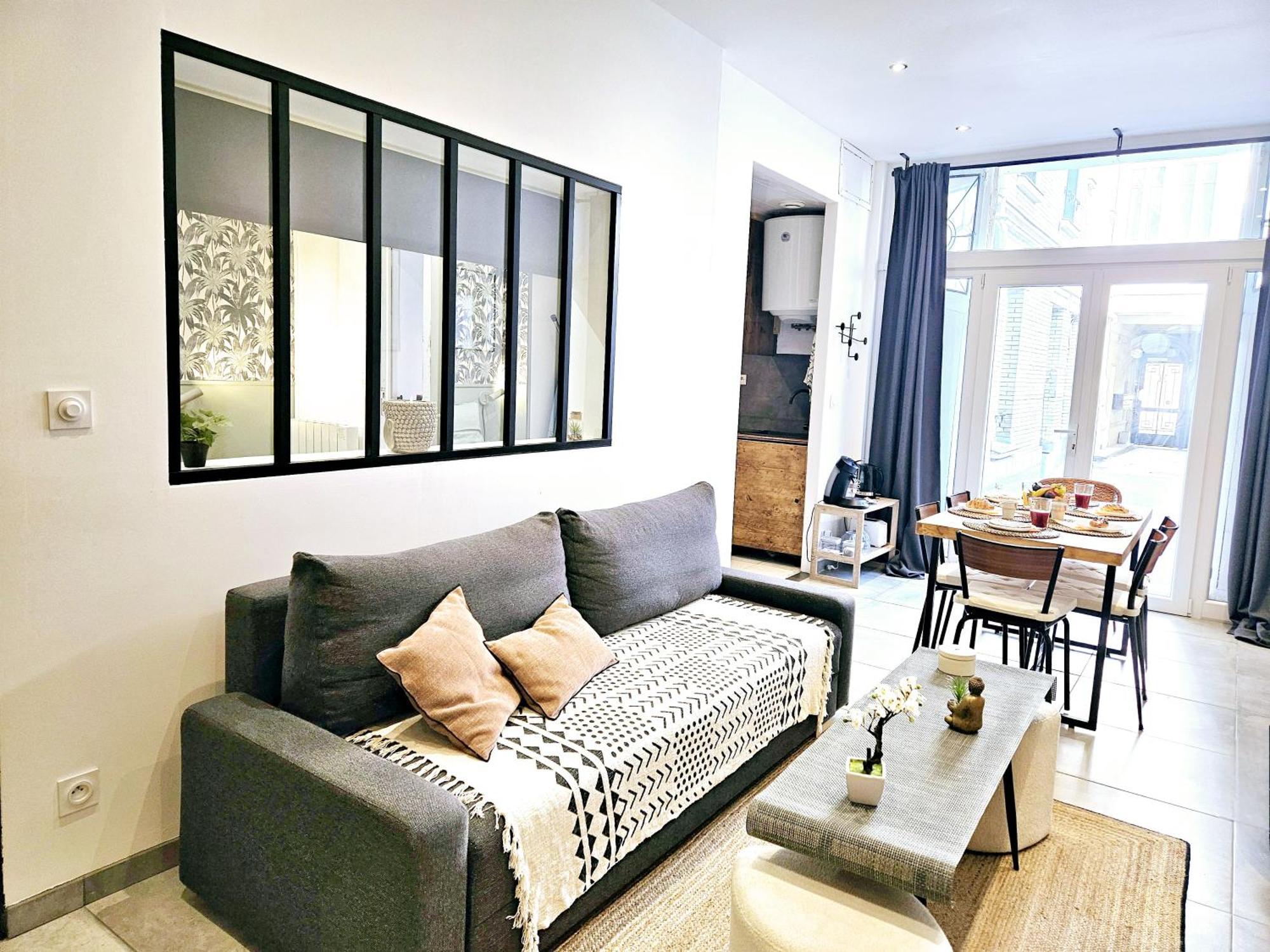 Refuge Urbain - Ideal Pro, Familles & Amis - Le Calme En Hypercentre - Wifi Haut Debit - Netflix - Machine A Laver - Gare, Cathedrale, Commerces, Restaurants & Transports En Commun A Moins De 10 Minutes A Pied 兰斯 外观 照片